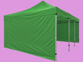 Összecsukható sátor 6 × 4 m – alumínium HEXAGON, Zöld