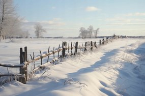 Poszter 60x40cm Hóország nyugalma