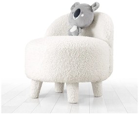 Fehér buklé gyerek fotel Moouv – Artie