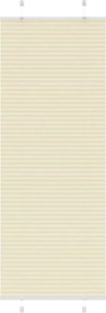 vidaXL pliszírozott redőny krém 75x200 cm szövetszélesség 74,4 cm
