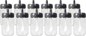 12 részes üveg fűszertartó készlet 300 ml