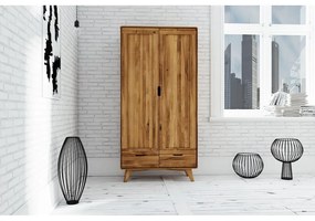 Tölgyfa ruhásszekrény 90x180 cm Greg - The Beds