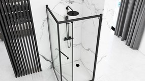 Zuhanykabin Rea Space In Black 90x90