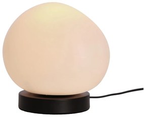 Fekete-fehér asztali lámpa (magasság 19 cm) Stones – Candellux Lighting