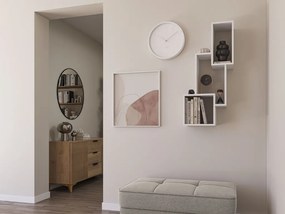 Fali polc ALITTY 96x46 cm, fehér