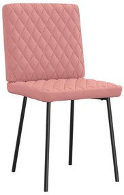 étkezőszékek 2 db Rózsaszín műbőr