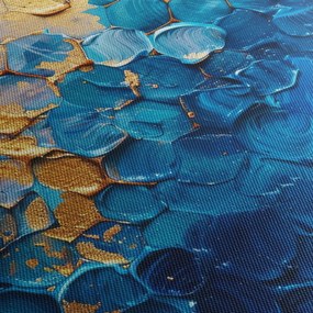 Kép - Kék-arany festmény (150x105 cm)