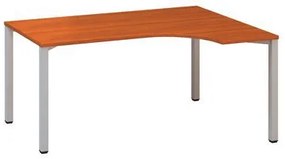 Alfa Office  Alfa 200 ergo irodai asztal, 180 x 120 x 74,2 cm, jobbos kivitel, cseresznye mintázat, RAL9022%