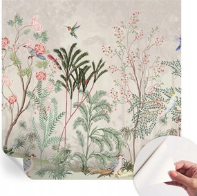 Dekoratív öntapadós fotótapéta irodába Trópusi oázis 250x250 cm