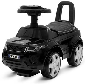 Baby Mix SUV Prime gyerek futóbicikli, fekete öko bőr