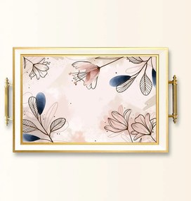 Üveg tálca, 38×24 cm – TPB9797