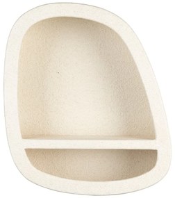 Krémszínű többszintes fali polc 23 cm Veda – Dutchbone