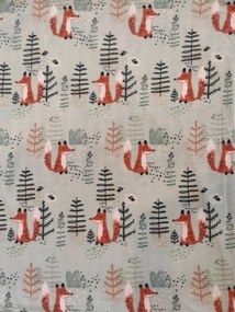 Takaró Polár Karácsonyi Rókák 150x200cm TiaHome