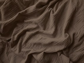 Musselin ágynemű MUSSARI sötétbarna Ágyneműhuzat mérete: 70 x 90 cm | 140 x 220 cm