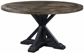 Asztal Riverton 769Fekete, Sötét erdő, 76cm, Fa, Fa
