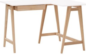 Íróasztal fehér asztallappal 85x115 cm Luka – Ragaba