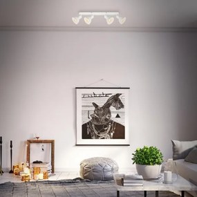 Brilo - Spotlámpa RETRO 4xE14/25W/230V fehér