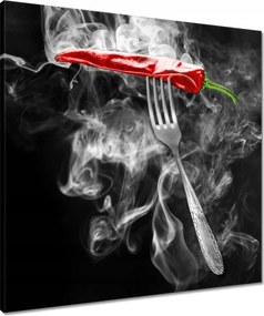 Vászonkép 60x60 Chili paprika villa