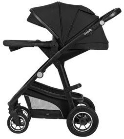 Lionelo - Kombinált babakocsi 3 az 1-ben BIANKA Fekete ónix