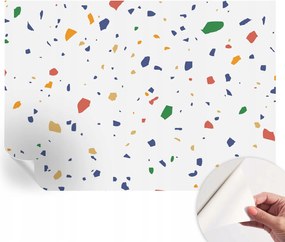 Öntapadós fotótapéta a konyhába Mosható Szivárvány darabok 208x146 cm
