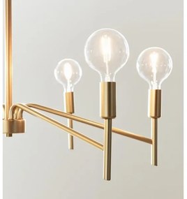 Markslöjd 108210 - Csillár zsinóron MONARCH 6xE14/18W/230V arany