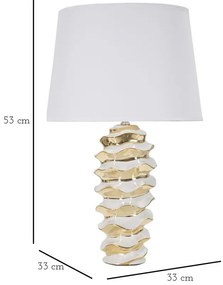Asztali lámpa glam tér ø 33x53cm