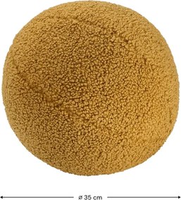 Barna buklé párna gyerek kanapéhoz Ball – Wigiwama