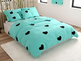 Mikroszálas ágyneműhuzat CORAZON BLEND kék Ágyneműhuzat mérete: 2 db 70 x 90 cm | 200 x 220 cm