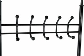 Fogas cipőtartóval, fekete fém, BARNUM