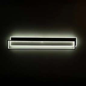BRILAGI - LED dimmelhető mennyezeti lámpatest OUTLINE LED/90W/230V 18x100 cm fehér/fekete + távirányító