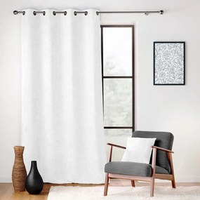 Fehér zsenília függöny 140x260 cm Leo – douceur d'intérieur