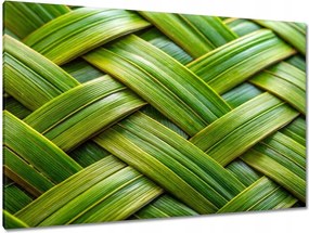 Vászonkép 120x80 Zöld fonott Zöld rattan fonott lemez