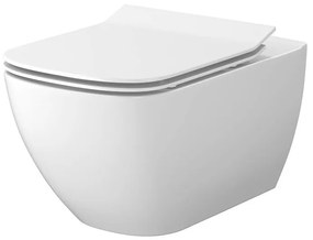 Cersanit Virgo - függő WC-csésze CleanOn lassan leeső ülőfelülettel, fehér, S701-427