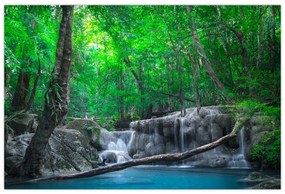 Kép - Erawan vízesés, Kanchanaburi, Thaiföld (90x60 cm)