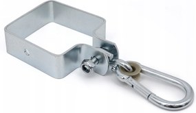 Négyzet alakú hevederbilincs hintához 9x9 cm Rögzítés gerendához