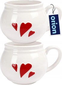 2x Hordó kávéscsésze tea gyógynövények forralt bor bögre szett 430 ml