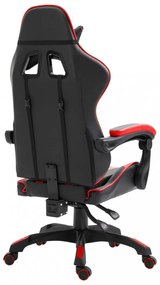 piros műbőr gamer szék