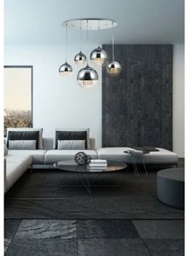 Maytoni P140-PL-170-5-N - Csillár zsinóron FERMI 5xE27/60W/230V króm