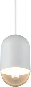 Fehér fém függőlámpa ø 11 cm Nara – Reality