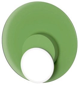 Mennyezeti / fali lĂĄmpa DOT 05, többfĂ©le vĂĄltozat - TUNTO Modell: fehĂ©r keret Ă©s borĂtĂł, zöld ĂŒveglap