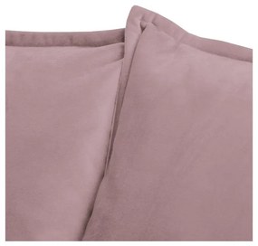 Levendula színű bársony kanapé 138 cm Juli – Ropez