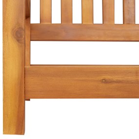 2-Fős Kerti Hinta Pad 110x56x58 cm Tömör Fa Akác