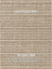 Bézs kézi szövésű gyapjú szőnyeg 160x230 cm Camden Parker – Ted Baker