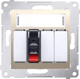 Hangszóró Aljzat Arany Matt DGL31.01/44 Simon 54