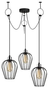 Tel black 3 mennyezeti lámpa