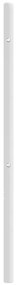 fehér fém fejtámla 120 cm