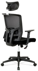 Fekete Hálós Irodai Szék, Hinta Mechanikával. KA-B1013 BK