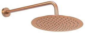REA-P8809 - LUNGO zuhanyszett falba építhető csapteleppel, szálcsiszolt réz