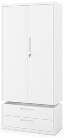 Megan Biały - szuflada podwójna 195 cm