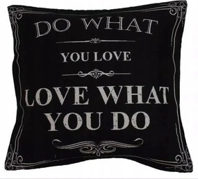 Dekoratív párnahuzat What 40x40 cm